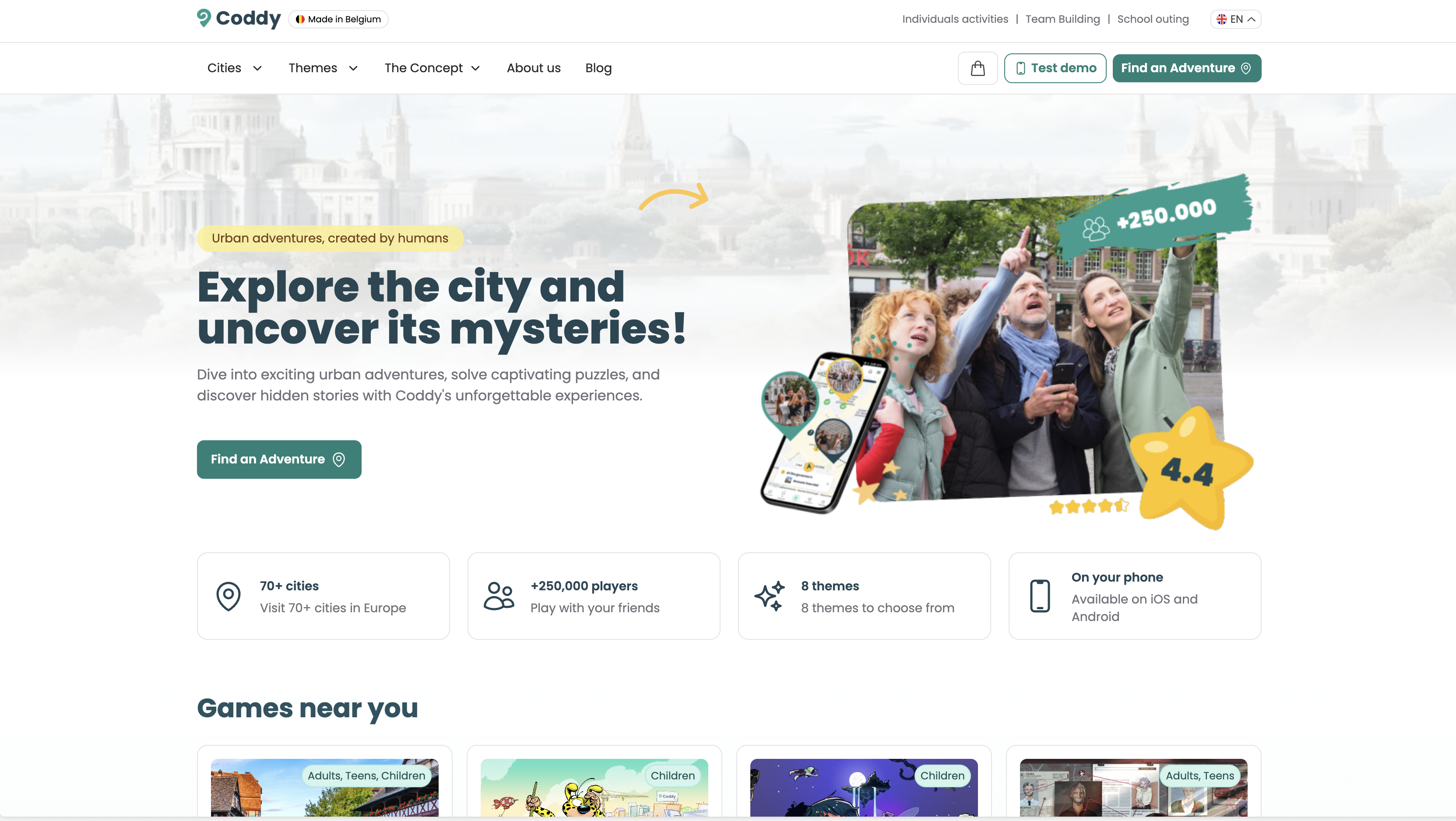 Coddy, jeux d'évasion urbains